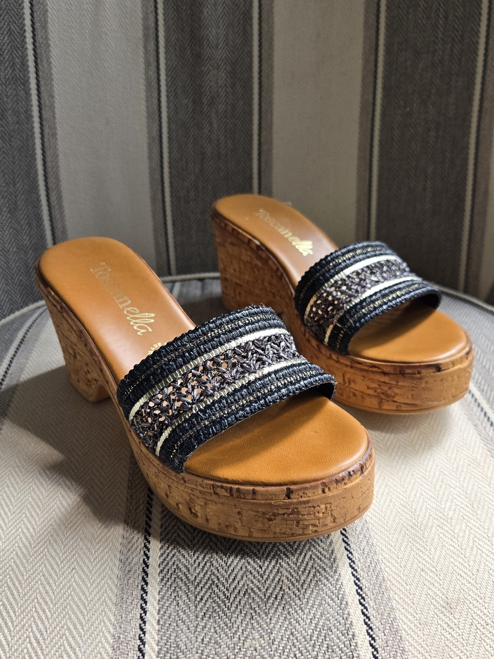 Toscanella Italian Cork Platform Sandal